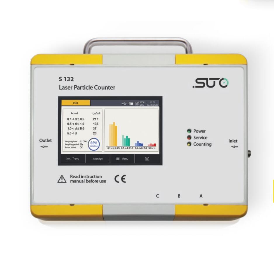 S130 - S132型便携式激光颗粒计数器